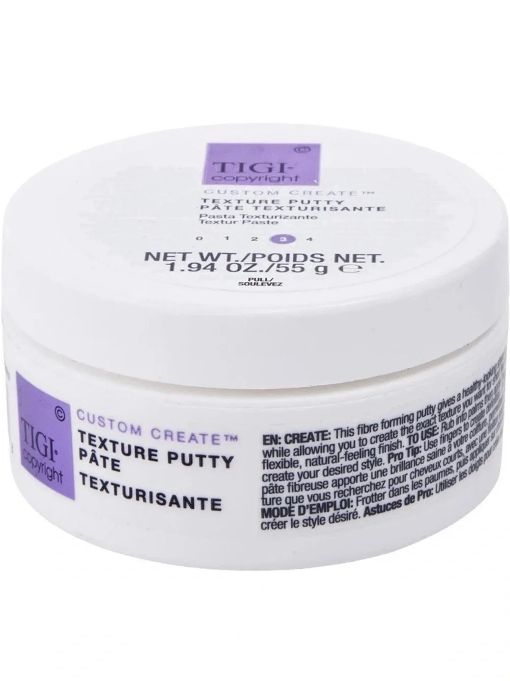1 x 1.94 oz Tub TIGI Copyright Custom Create TEXTURE PUTTY